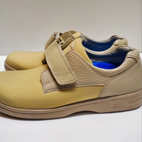 Dr Comfort Size 10 Annie stk# 4530 beige/tan hook and loop, shoes - Picture 1 of 9
